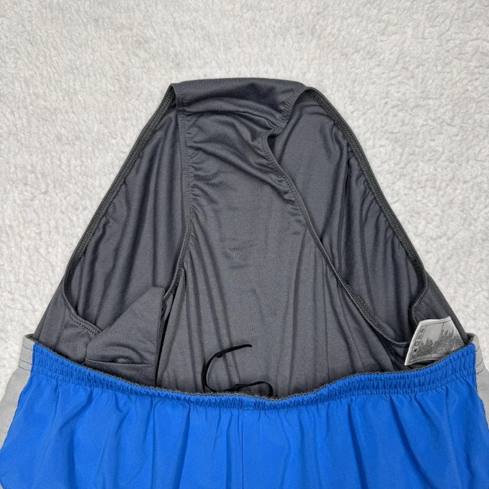 Nike‎ Dry Fit Running Shorts Blue with Liner Drawstring Performance Men's Size M